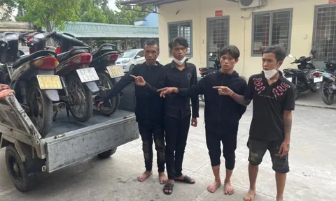 Long An: Bắt nhóm đối tượng chuyên trộm cắp tài sản tại các nhà trọ