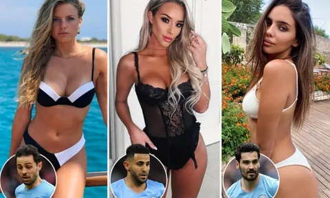 Ngắm dàn WAG nóng bỏng tham gia bữa tiệc mừng công của Man City