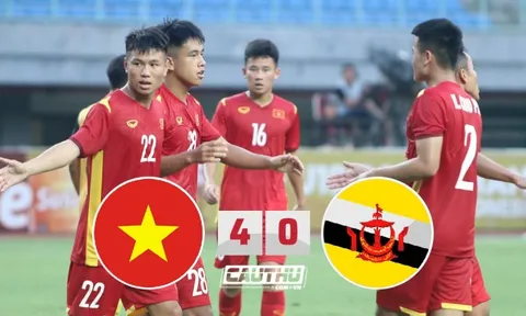 Sao HAGL lập siêu phẩm, U19 Việt Nam thắng nhàn U19 Brunei