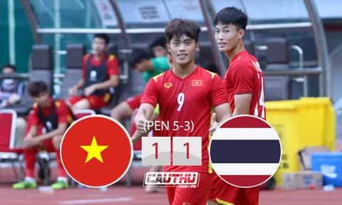 U19 Việt Nam đánh bại Thái Lan ở loạt sút luân lưu, giành vị trí thứ 3