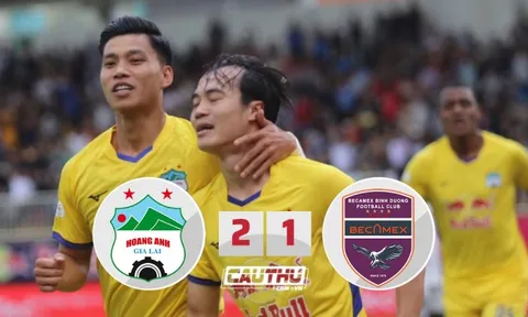 Văn Toàn chặn chuỗi tịt ngòi, HAGL nhọc nhằn hạ Bình Dương