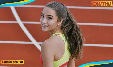 Ngắm thiên thần nhảy xa 15 tuổi người Ukraine đang gây sốt MXH