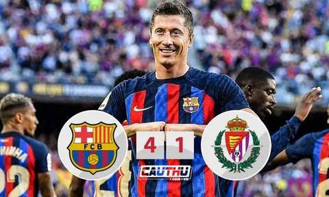 Lewandowski lập cột mốc khó tin mang về trận đại thắng cho Barca
