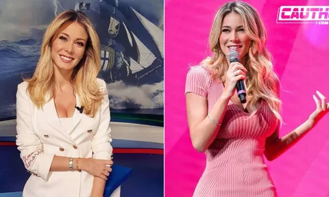 MC quyến rũ nhất Italia may mắn không phải ‘cởi sạch’ vì Barca thua Ba