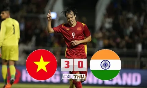 Văn Toàn ghi bàn cho ĐTQG sau 2009 ngày, Việt Nam đại thắng Ấn Độ