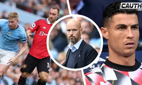 5 quyết định sai lầm của Ten Hag ở trận Derby Manchester