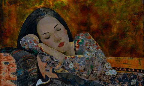 Hoạ sĩ 8x kể chuyện vẽ tranh sơn mài theo phong cách Nhật Bản