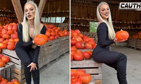 Nữ cầu thủ đẹp nhất thế giới gây sửng sốt trong trang phục Halloween