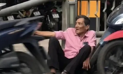 Sự thật bức ảnh Thương Tín ngồi thất thần dưới chân cầu