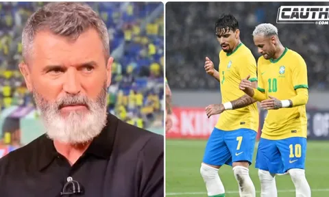 Roy Keane ngứa mắt với điệu nhảy tự phụ của ĐT Brazil