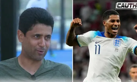 Chủ tịch PSG xác nhận có quan tâm tới Rashford