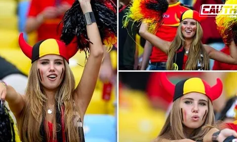 Fan nóng bỏng nhất của ĐT Bỉ đổi đời nhờ World Cup