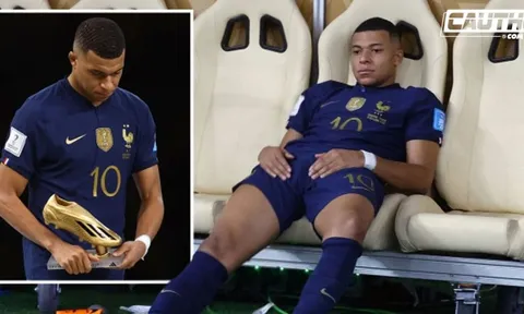 Mbappe không giấu được thất vọng sau thất bại ở chung kết
