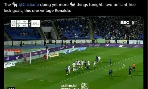 CĐV phát cuồng vì hattrick thứ 2 liên tiếp của Cristiano Ronaldo