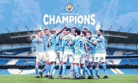 Man City được trả tiền thưởng vô địch Ngoại hạng Anh sớm 6 vòng đấu