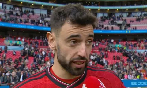 Bruno Fernandes khẳng định có vô địch FA Cup cũng không vui