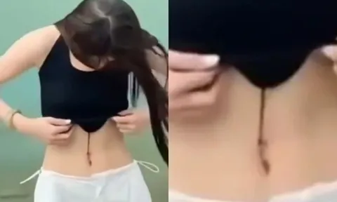Clip: Vén áo để chụp ảnh, cô gái hoảng loạn khi phát hiện con vật hút máu đang bám trên cơ thể