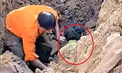 Sự thật đoạn clip vụ “đào được người đàn ông dưới lòng đất ở Hà Nội”