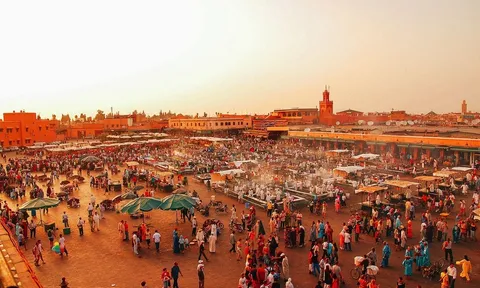 Độc đáo: ‘Thành phố đỏ’ rực rỡ ở Morocco