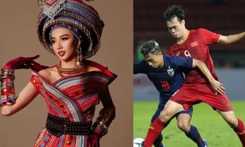 Miss Grand Thùy Tiên bị công kích nặng nề chỉ vì trận thua của đội tuyển Việt Nam với Thái Lan