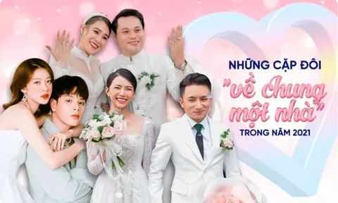 9 đám cưới hot nhất showbiz Việt năm 2021