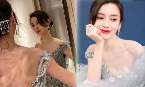 Hình ảnh chỉnh sửa của Anglebaby khác xa thực tế, khiến fan 'hết hồn' khi nhìn phía sau
