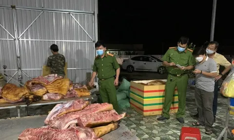 Bình Thuận: Phát hiện hơn 1 tấn thịt heo không rõ nguồn gốc dùng để nấu ăn cho tiệc cưới