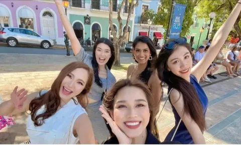 Đỗ Thị Hà tỏa sáng giữa dàn thí sinh châu Á trước thềm Miss World, nụ cười 'ăn tiền' chiếm spotlight