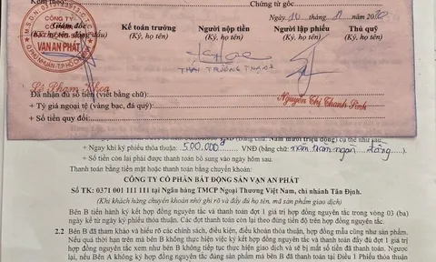 Công ty Vạn An Phát bán “dự án” trên giấy?