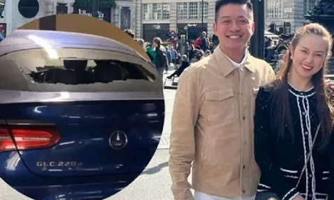 Tuấn Hưng bị trộm đập vỡ xe, khoắng sạch đồ hiệu mua tặng vợ ở London