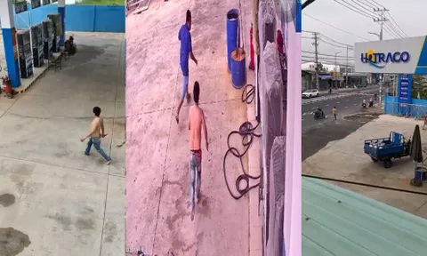 Điều tra vụ nhân viên cây xăng bất ngờ bị đâm gục tại chỗ