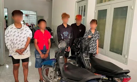 An Giang: Bắt giữ nhóm thanh thiếu niên mang ma túy bỏ chạy khi gặp cảnh sát