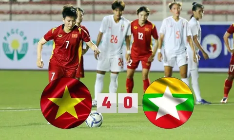 Vùi dập Myanmar, ĐT nữ Việt Nam hẹn chủ nhà Philippines ở bán kết
