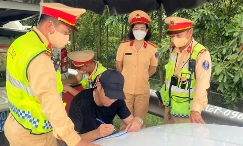 Xử phạt 1 lái xe dương tính ma túy trên cao tốc Hà Nội – Thái Nguyên