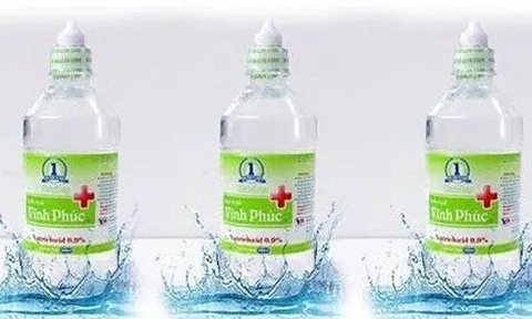 Nước muối Vĩnh Phúc lại không đạt chất lượng, bị thu hồi toàn quốc