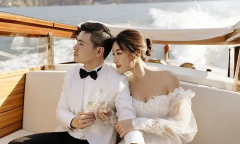 Hoa hậu Đỗ Mỹ Linh tung ảnh cưới bên "thiếu gia nghìn tỷ"