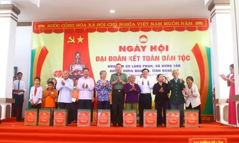 Đại tướng Tô Lâm dự Ngày hội Đại đoàn kết tại Nghệ An