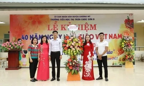 Tưng bừng hội chợ quê tại Trường Tiểu học Chúc Sơn B
