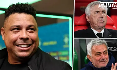 Ronaldo béo thích Mourinho hoặc Ancelotti làm HLV ĐT Brazil
