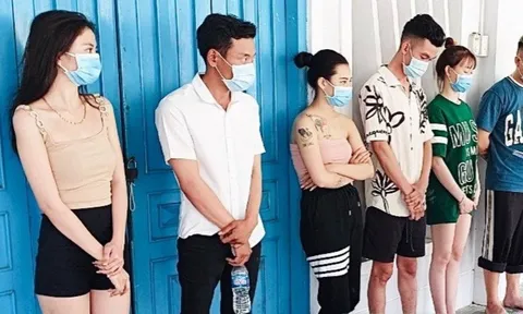 Bắt nhóm thanh niên tụ tập “phê” ma túy tại phòng nghỉ ở cây xăng