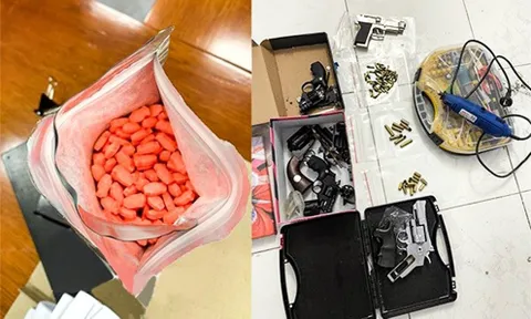 Triệt phá đường dây ma túy, thu 18.000 viên thuốc lắc và 6 khẩu súng