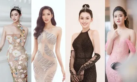 Diện váy mỏng như sương, Đỗ Mỹ Linh và dàn hậu khoe đường cong gợi cảm