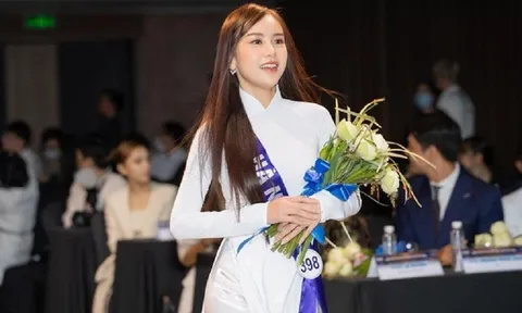 Nhan sắc xinh đẹp của con gái NSND Trần Nhượng thi hoa hậu