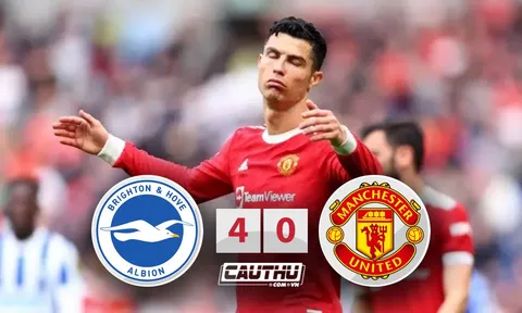 Thua khó tin trên sân Brighton, MU chính thức hết hy vọng top 4