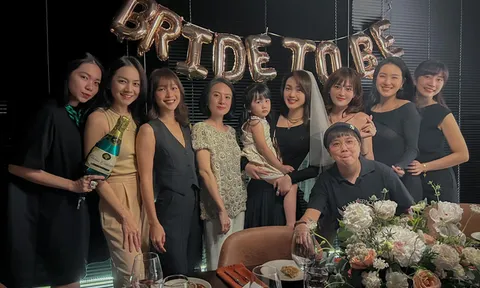 "Hội chị em" tổ chức tiệc độc thân bất ngờ cho Minh Hằng