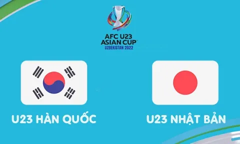 Trực tiếp bóng đá 20h ngày 12/6: U23 Hàn Quốc vs U23 Nhật Bản