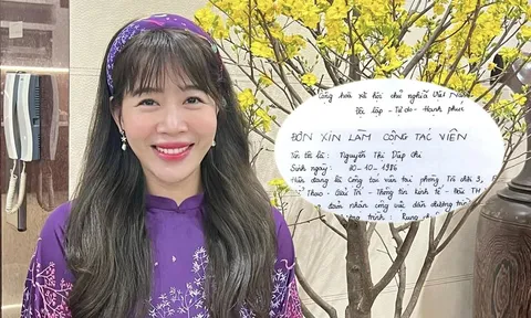 Kỷ vật thuở mới vào nghề chuẩn 'vở sạch chữ đẹp' của MC Diệp Chi VTV gây sốt