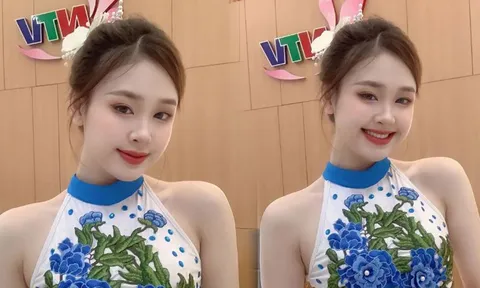 Nữ MC đài tỉnh bất ngờ gây sốt mạng với nhan sắc trắng phát sáng, xinh như hot girl