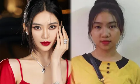 Rần rần ảnh thời chưa 'dao kéo' của hot girl Trương Diệu Linh, nhan sắc một trời một vực