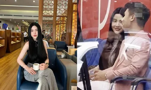 Nhan sắc Chu Thanh Huyền qua ảnh chụp lén tại sự kiện trọng đại của Quang Hải